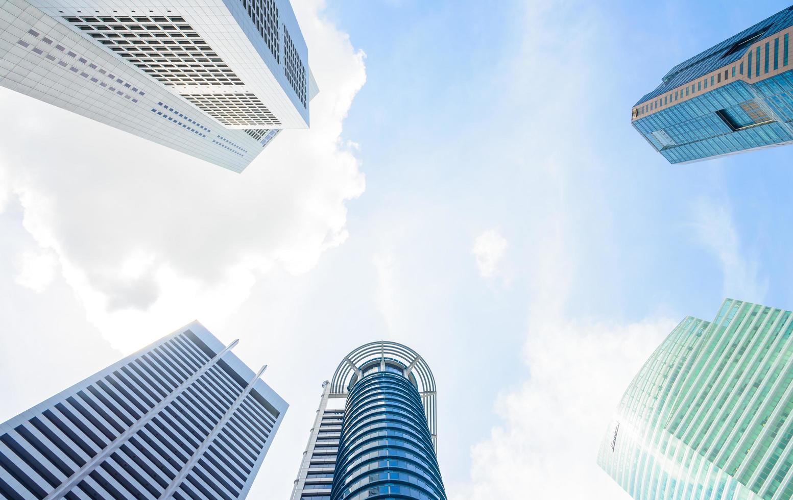 Skyscraper buildings in Singapore photo