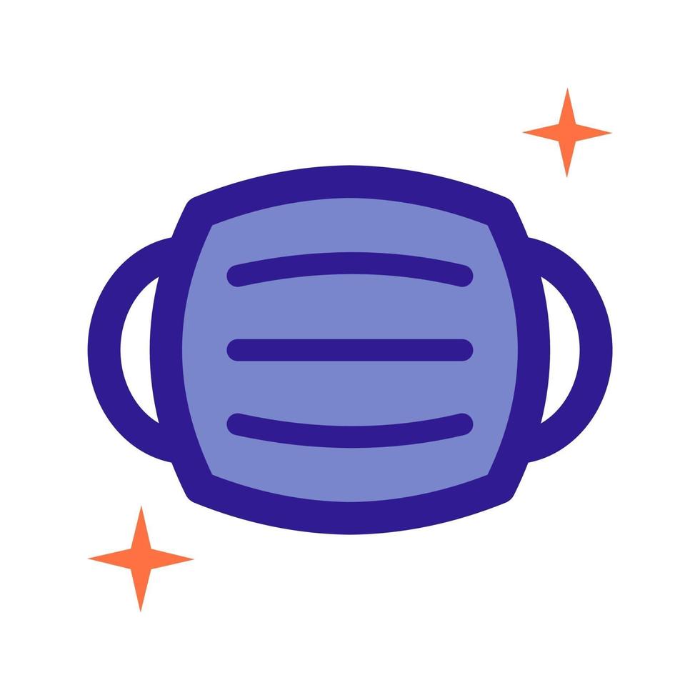 Medical mask outline icon. Vector item from set, dedicated to cleaning and hygiene.