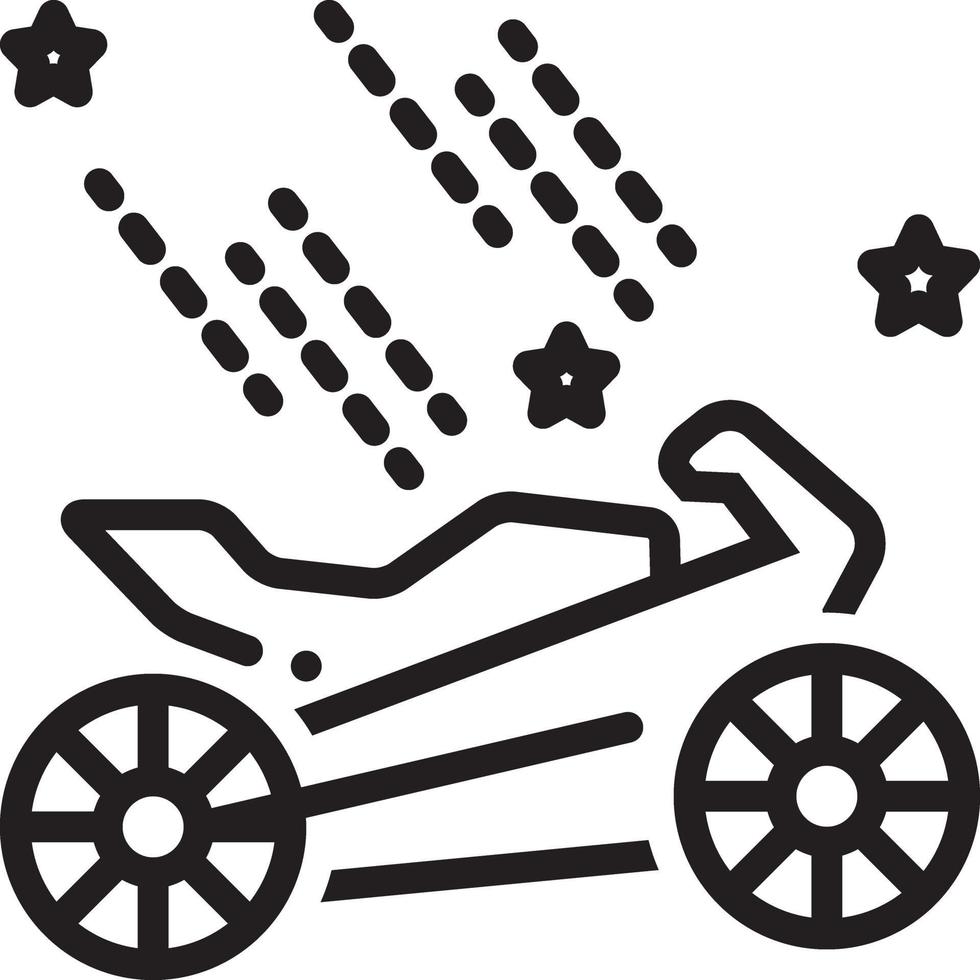 Line icon for bike spa vector