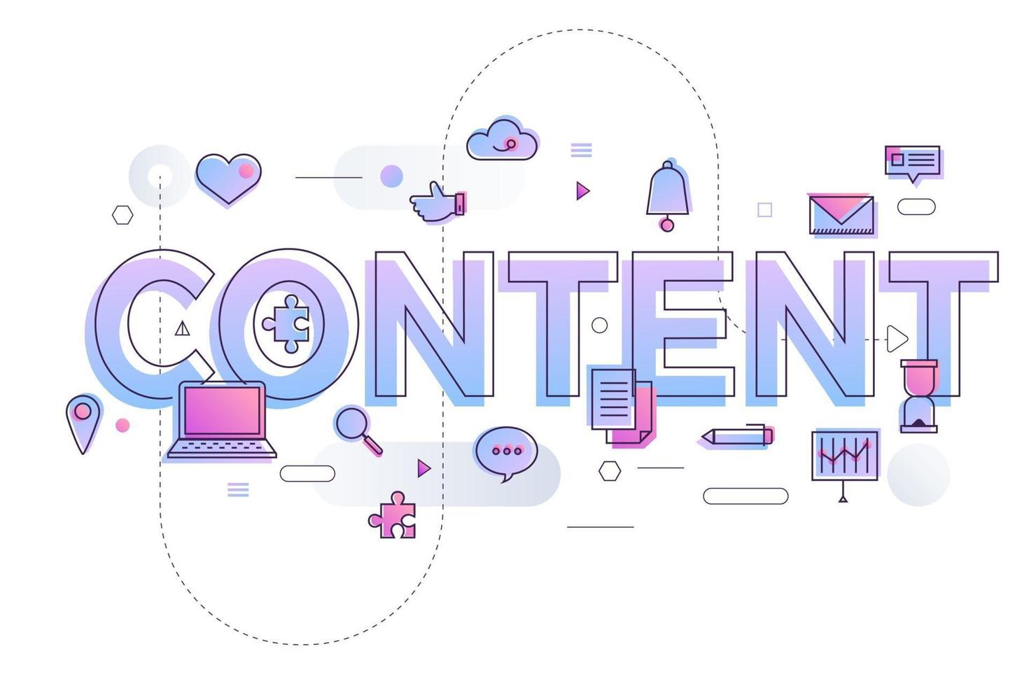 Business Word Content vector