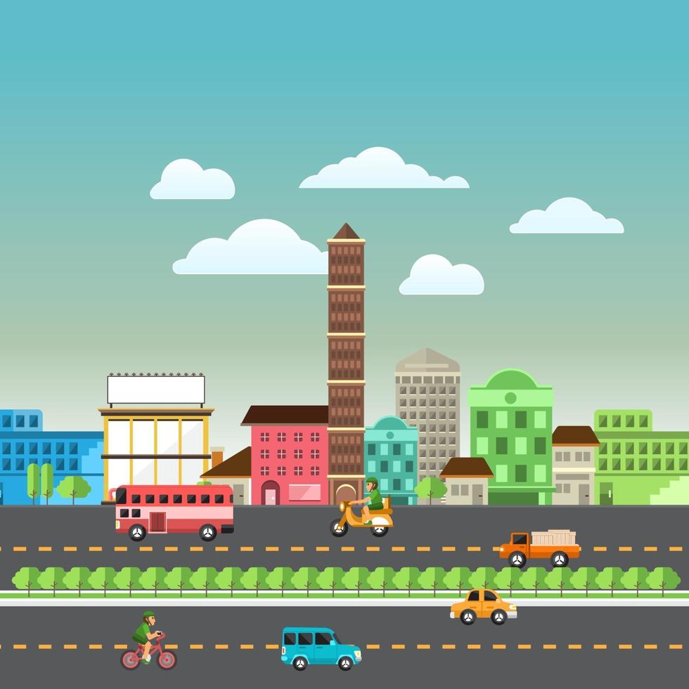 city landscape vector