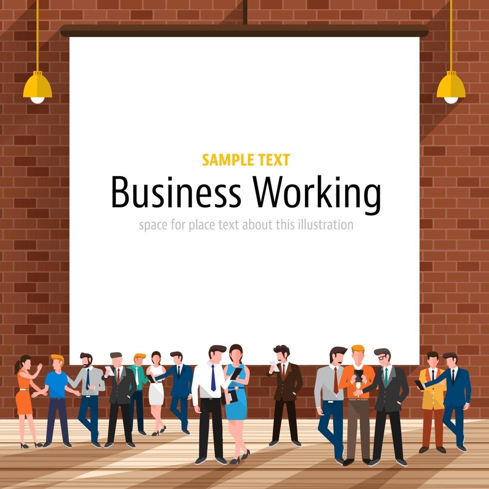 Business Working Office vector