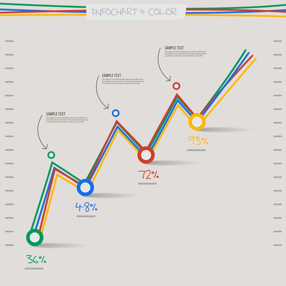 Infographic design template vector