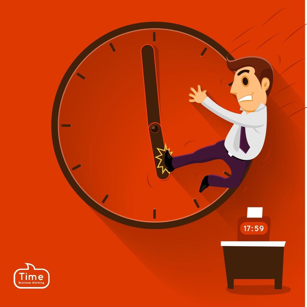 working timeline illustrations vector