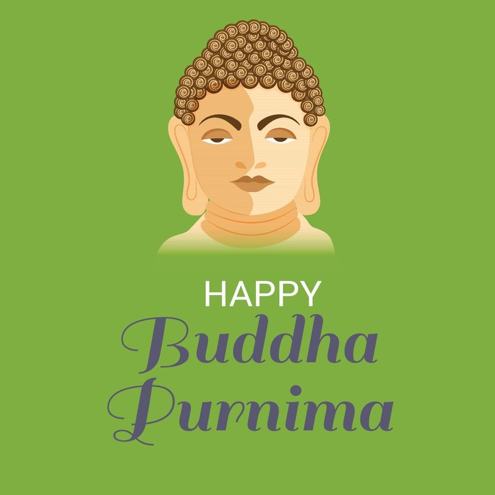 Ilustración de un fondo para el feliz Buda Purnima. vector