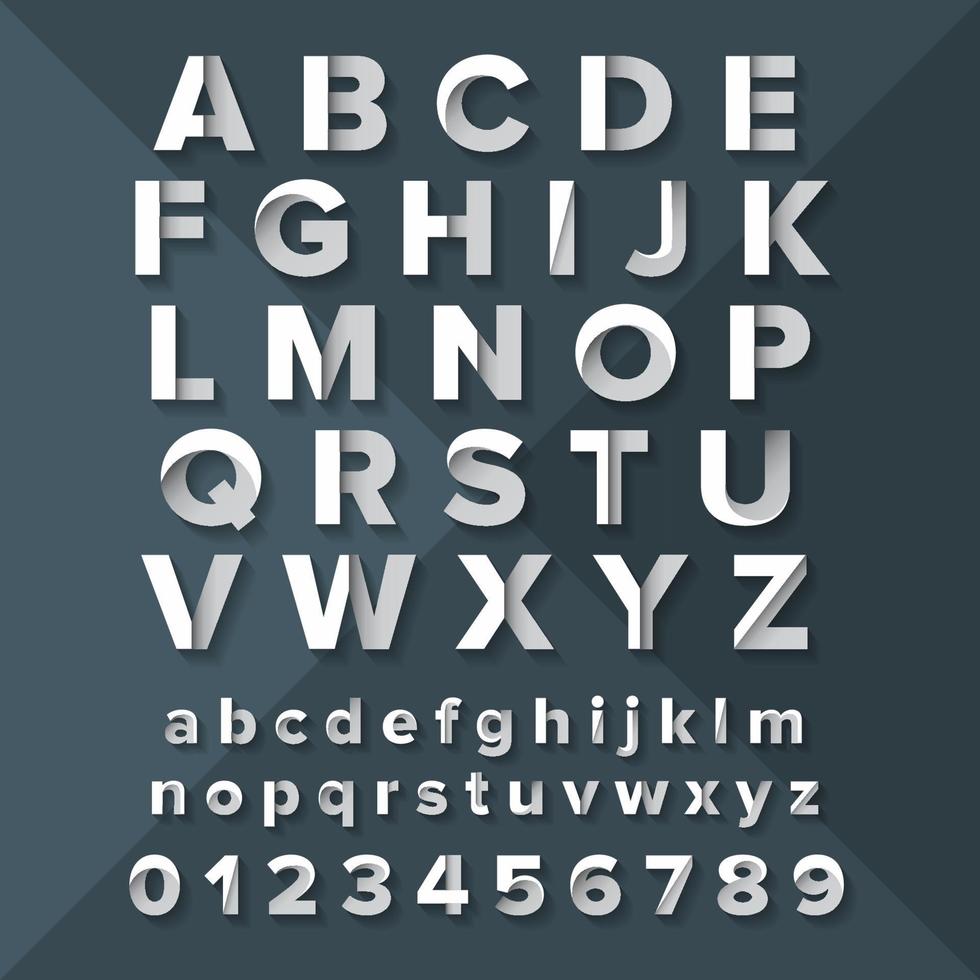 Alphabet vector set A-Z