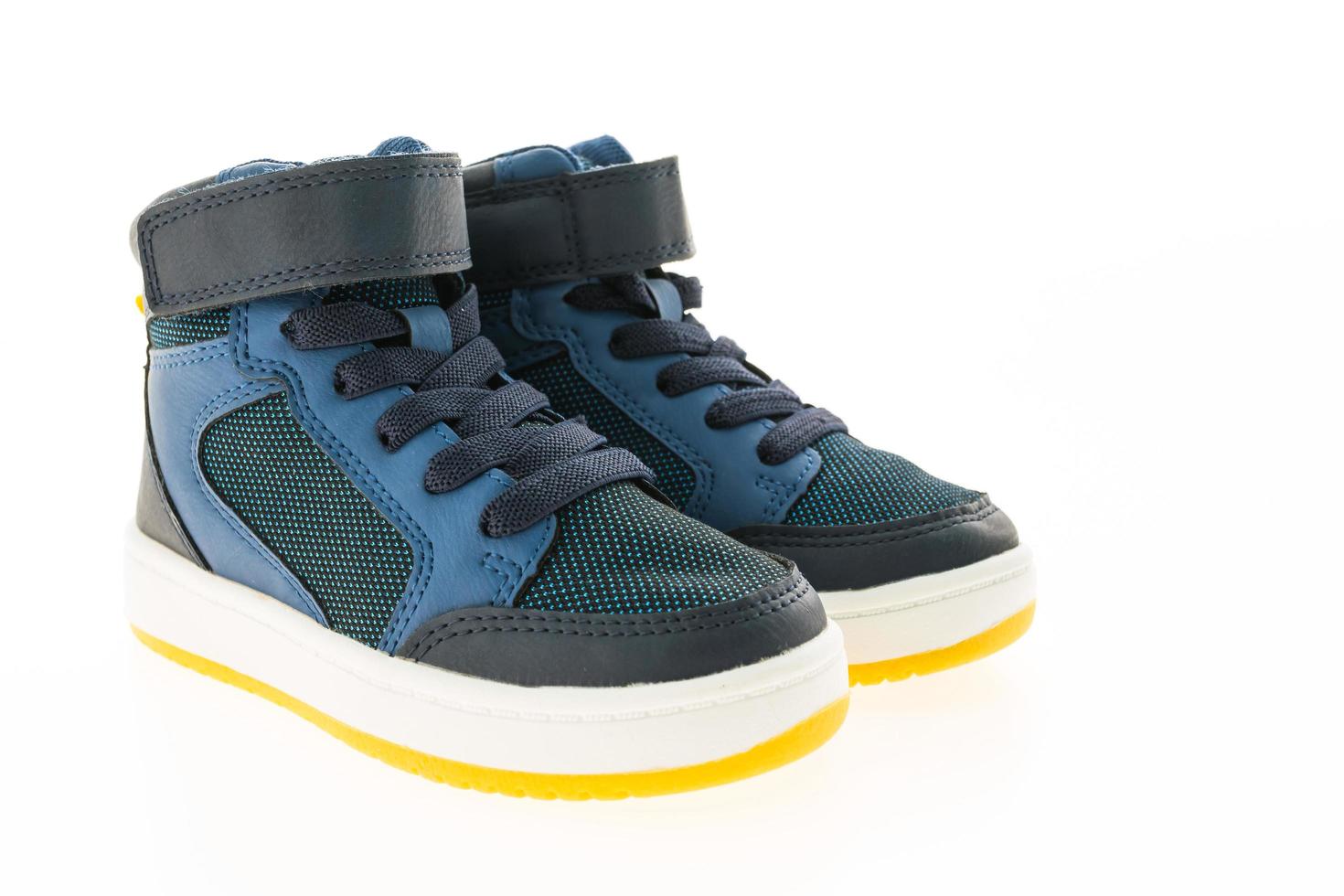 Sneakers on white background photo