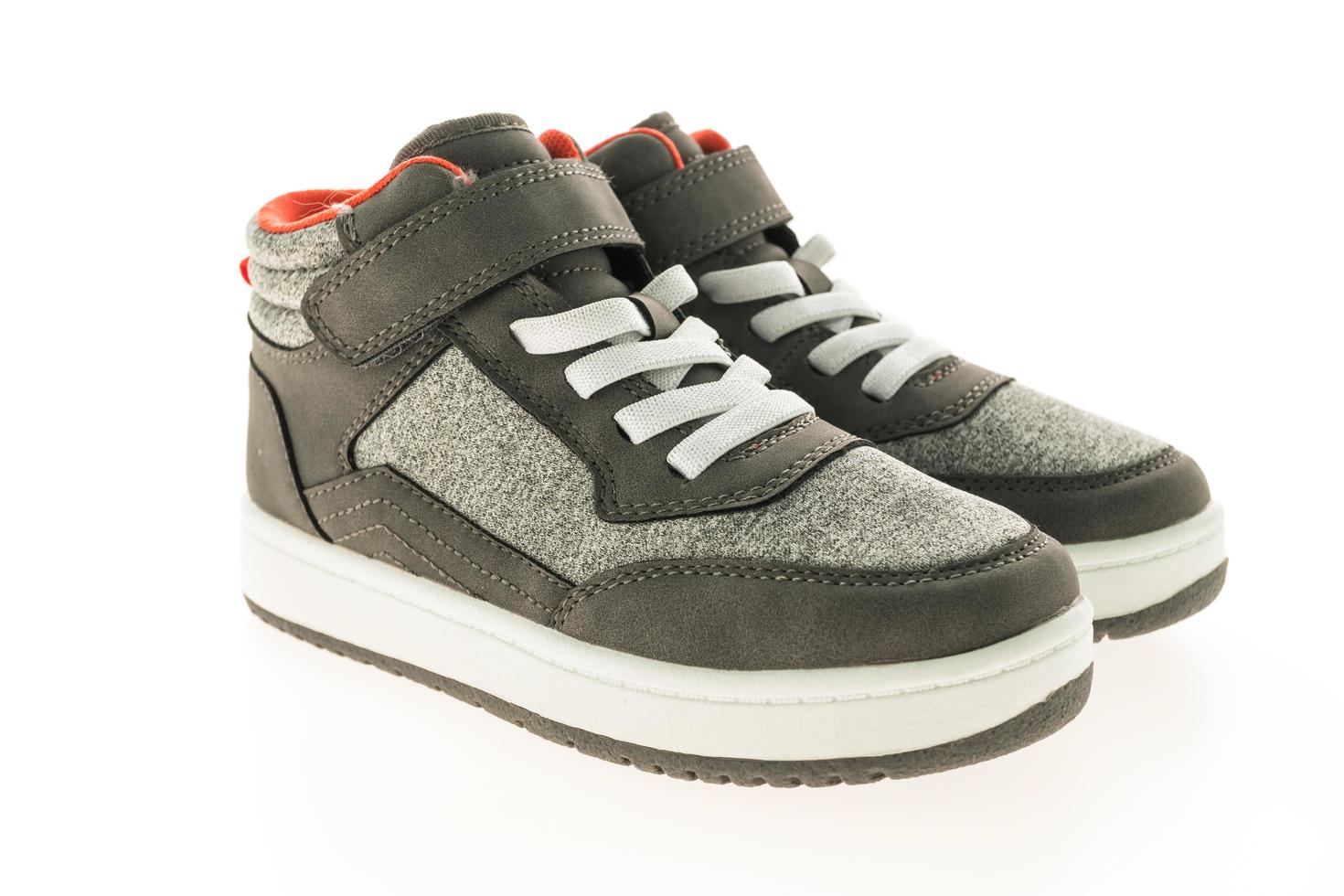 Sneakers on white background photo