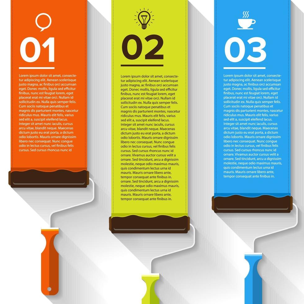 Infographic brush vector