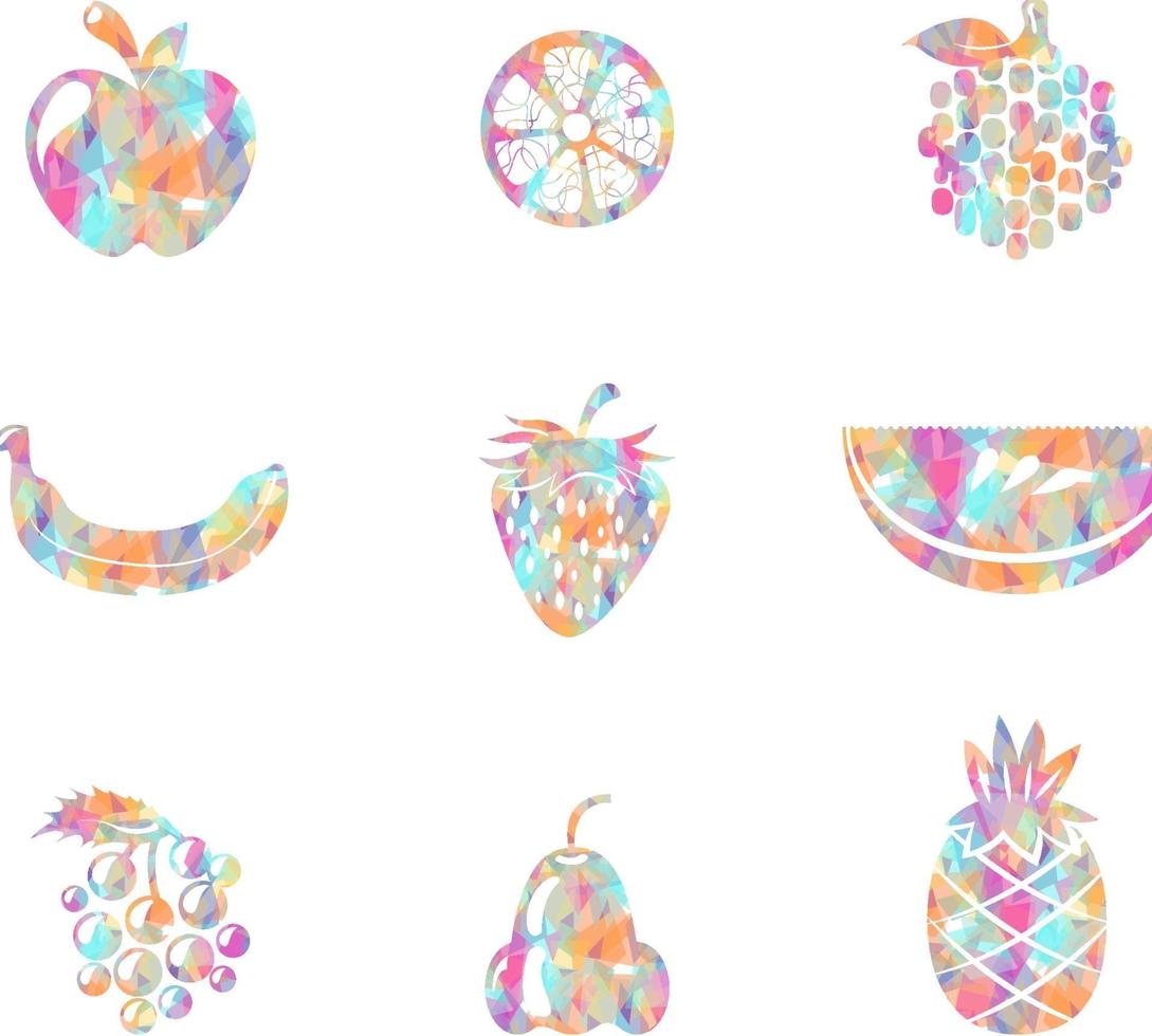 vector de ilustraciones de frutas