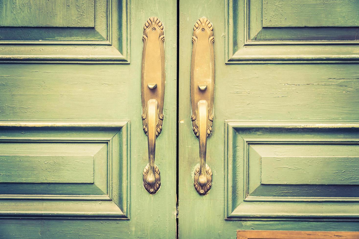 Door handle vintage style photo