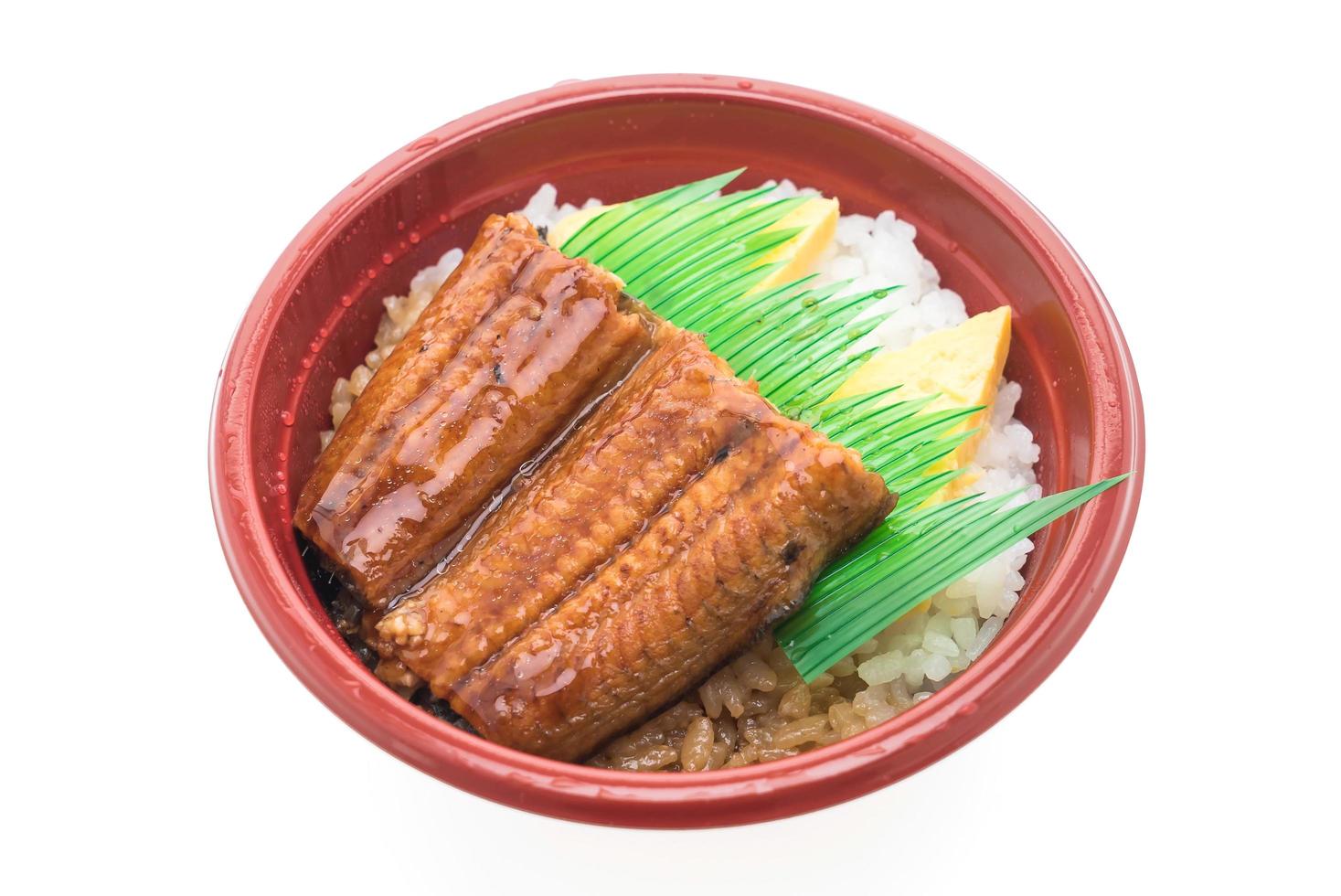 comida japonesa en un tazón foto