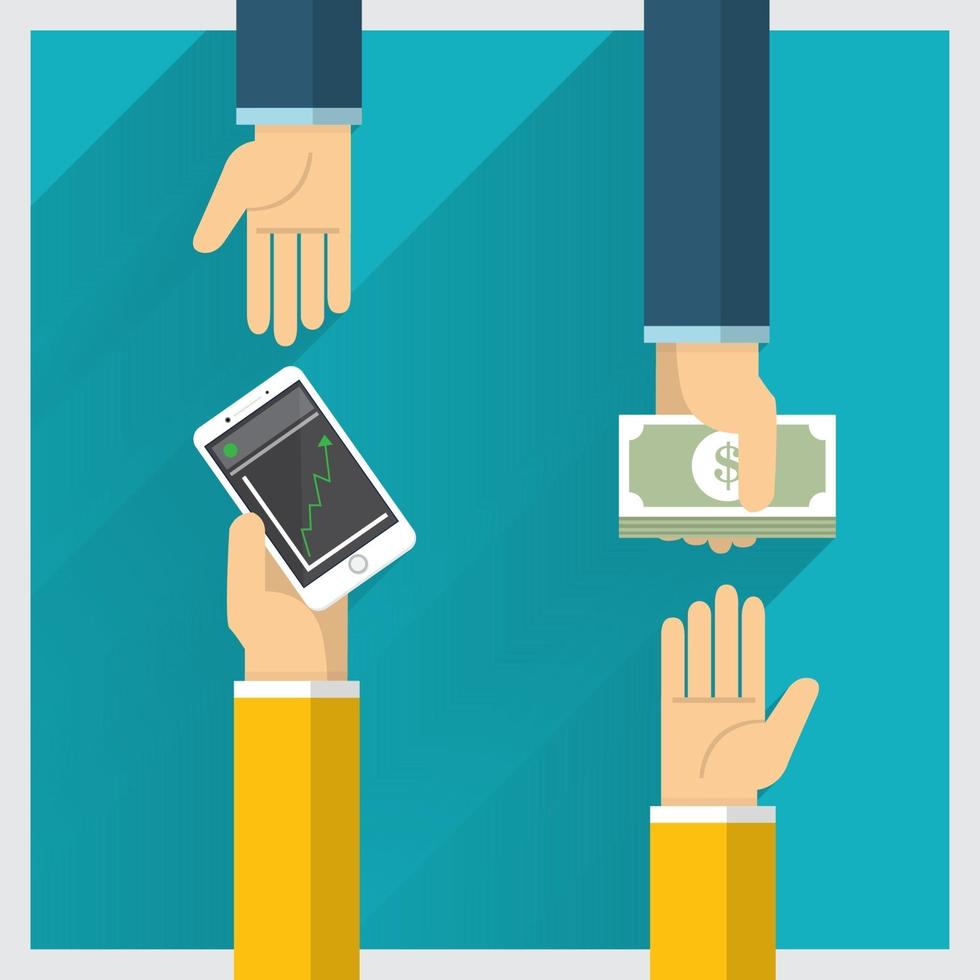 Illustration business concept vector