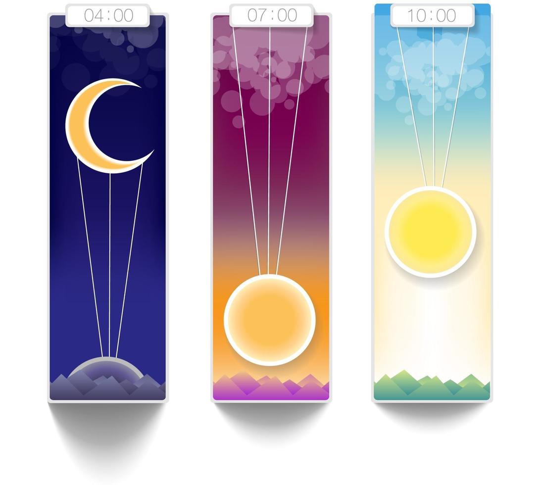 Sunrise Day Illustrations vector