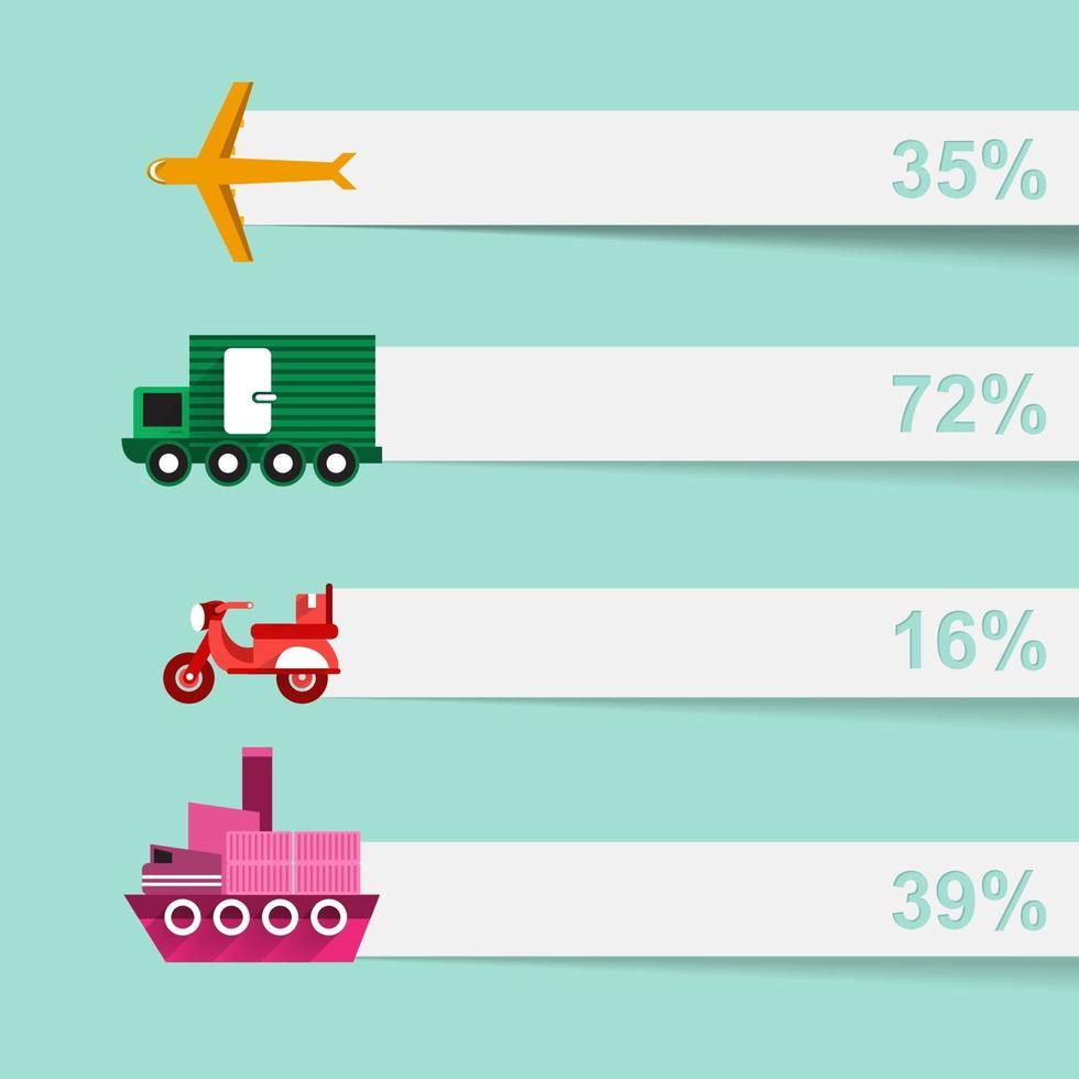 Logistic illustrations vector