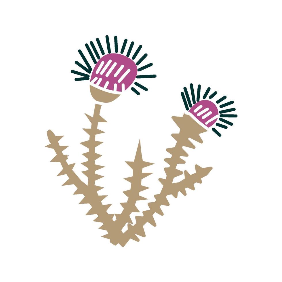 Flower Leaf Illustration Design Template vector