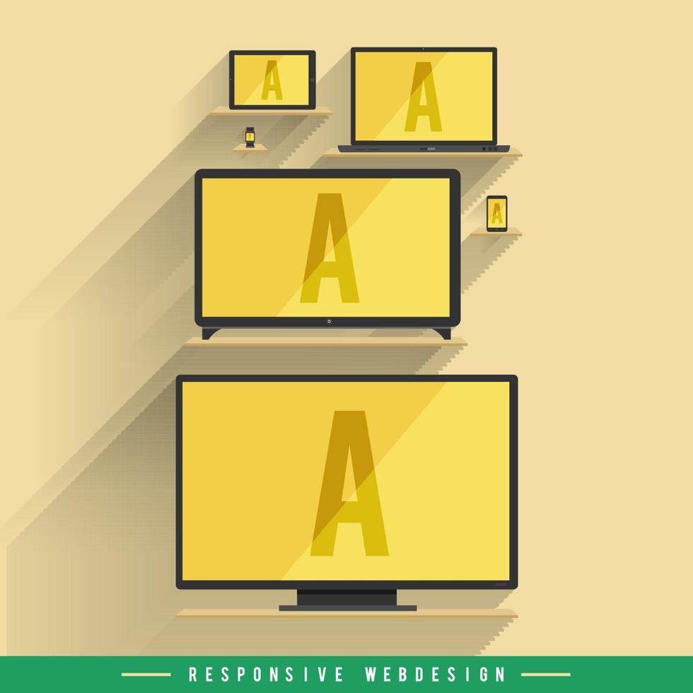 responsive web design 2261015 Vector Art at Vecteezy