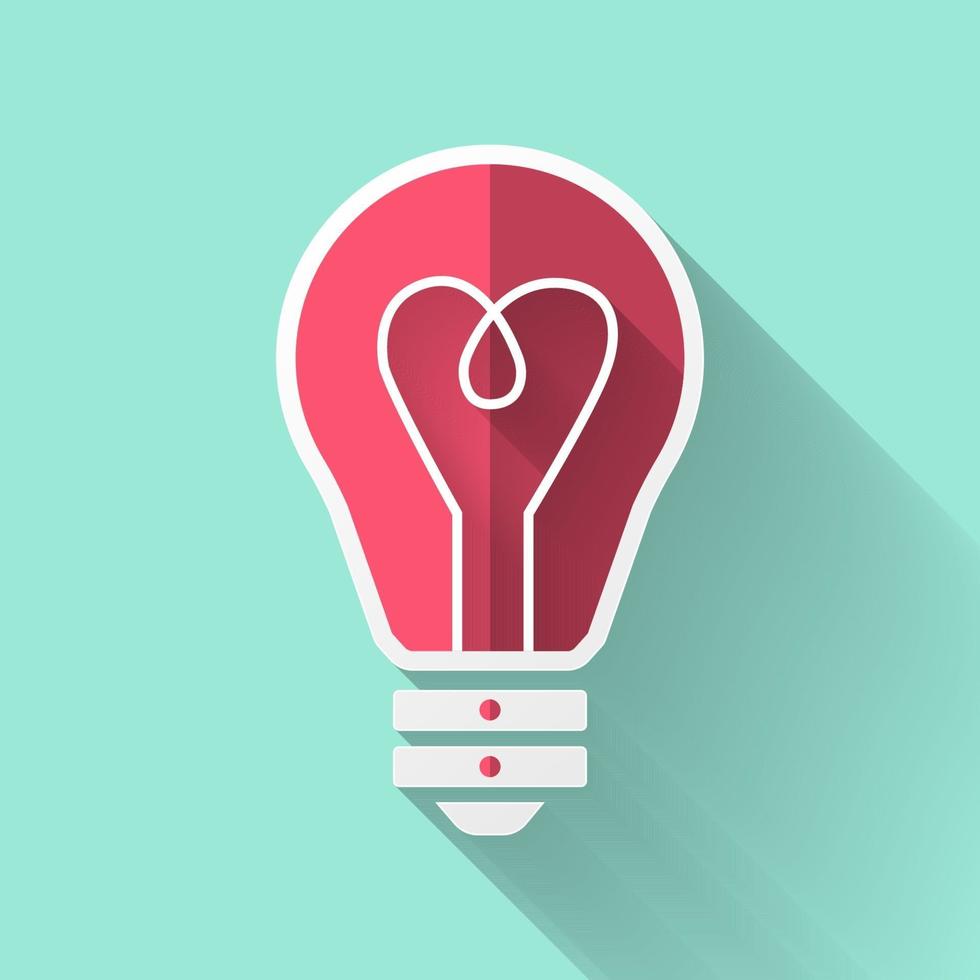 Icon light bulb illustrations vector
