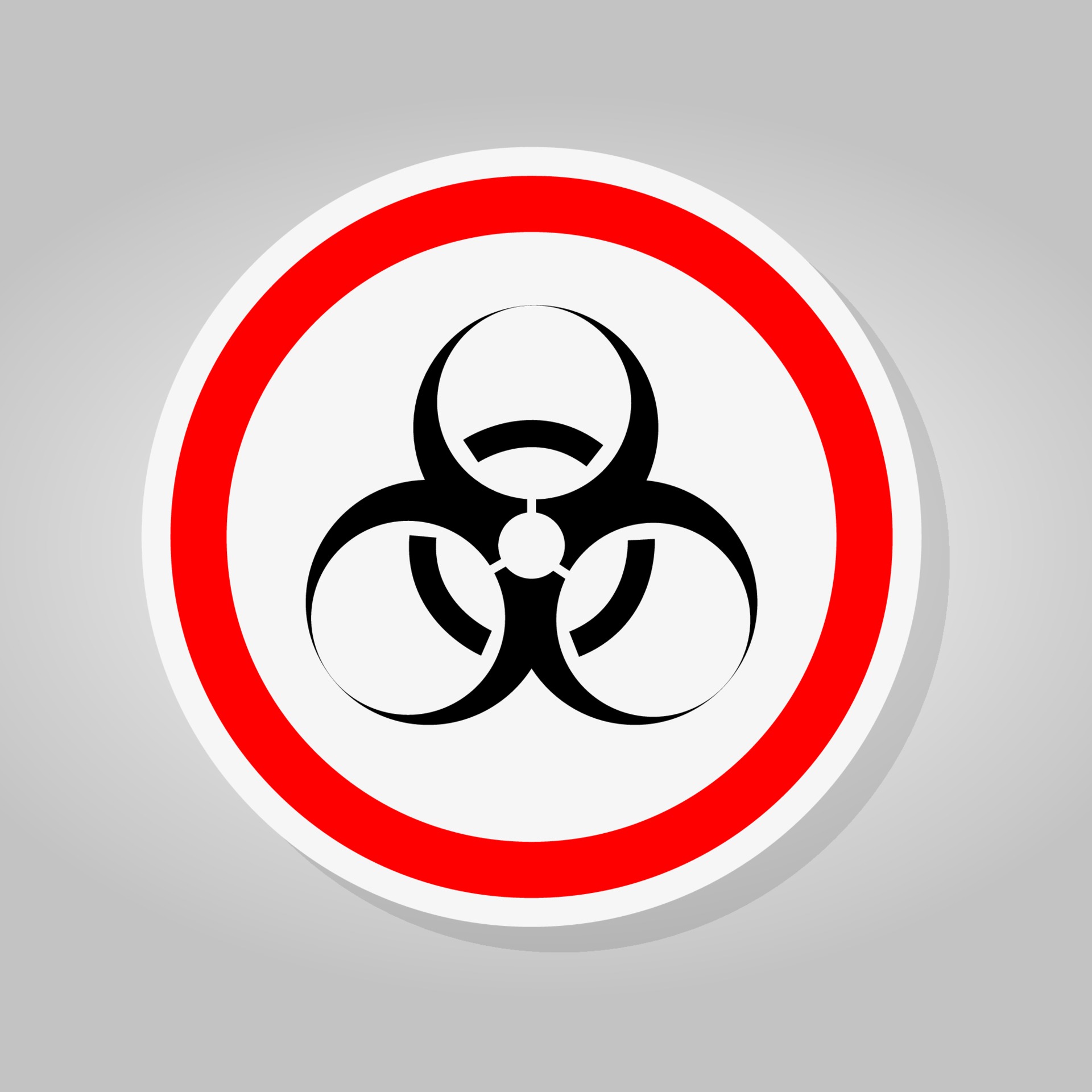 white biohazard clip art