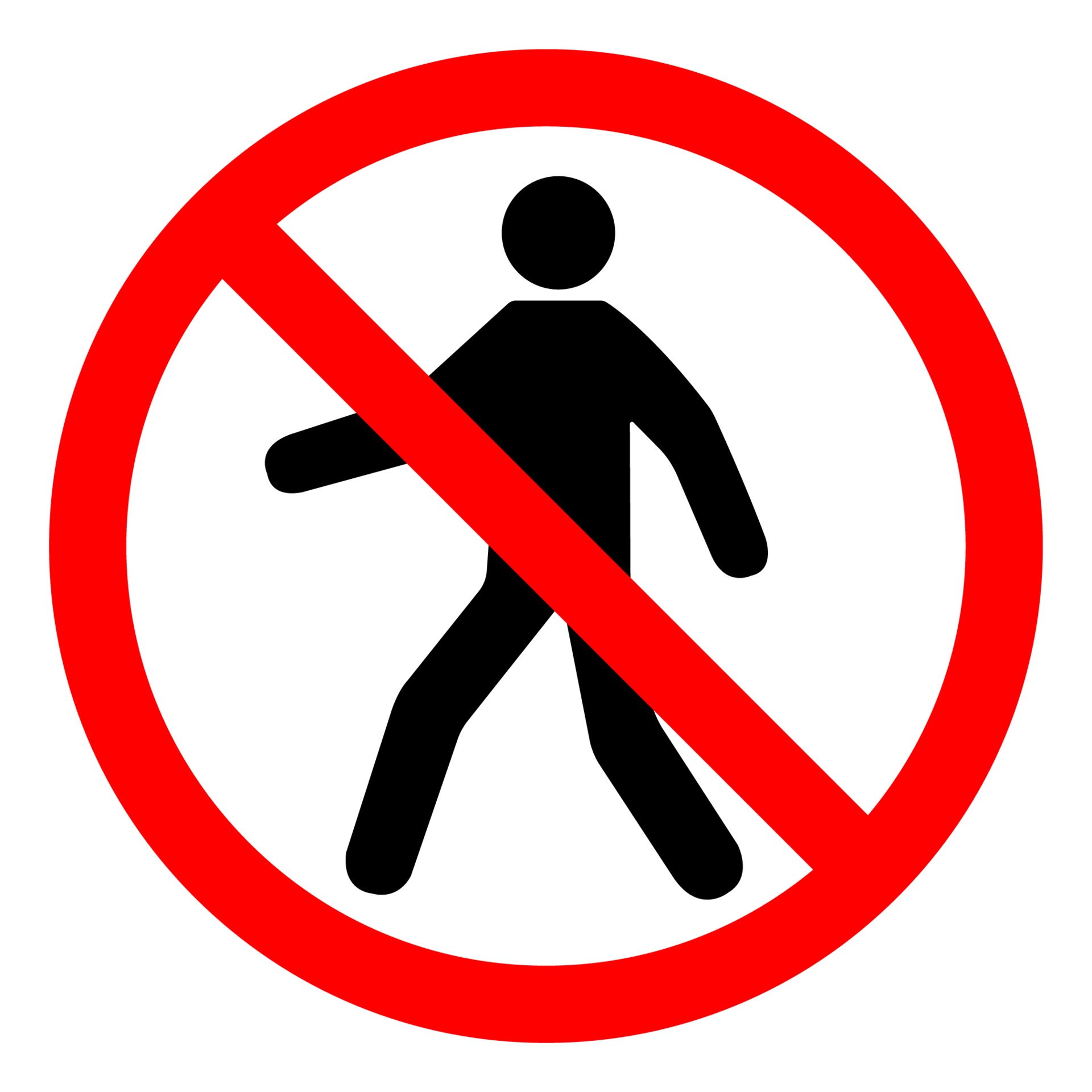 No Entry Sign Clip Art Free Vector In Open Office Dra - vrogue.co