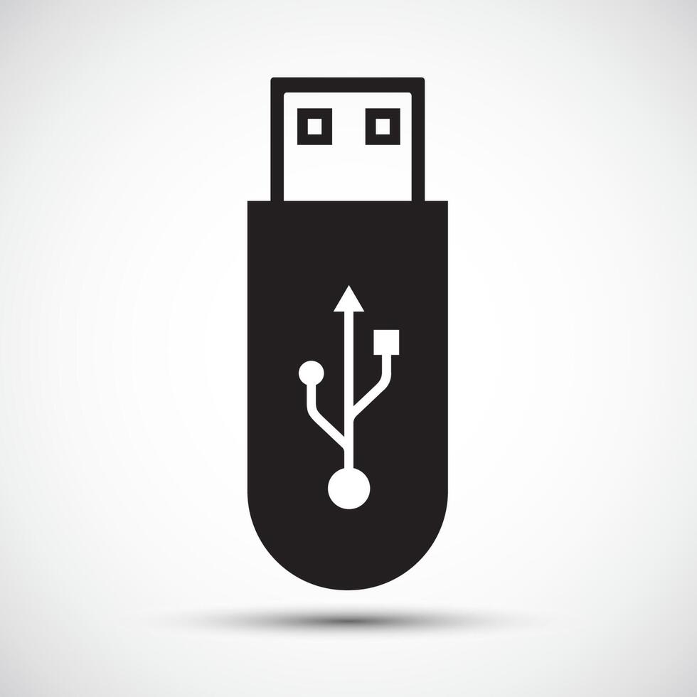 USB Flash Drive Icon Symbol Sign Isolate on White Background,Vector  Illustration EPS.10 2261101 Vector Art at Vecteezy