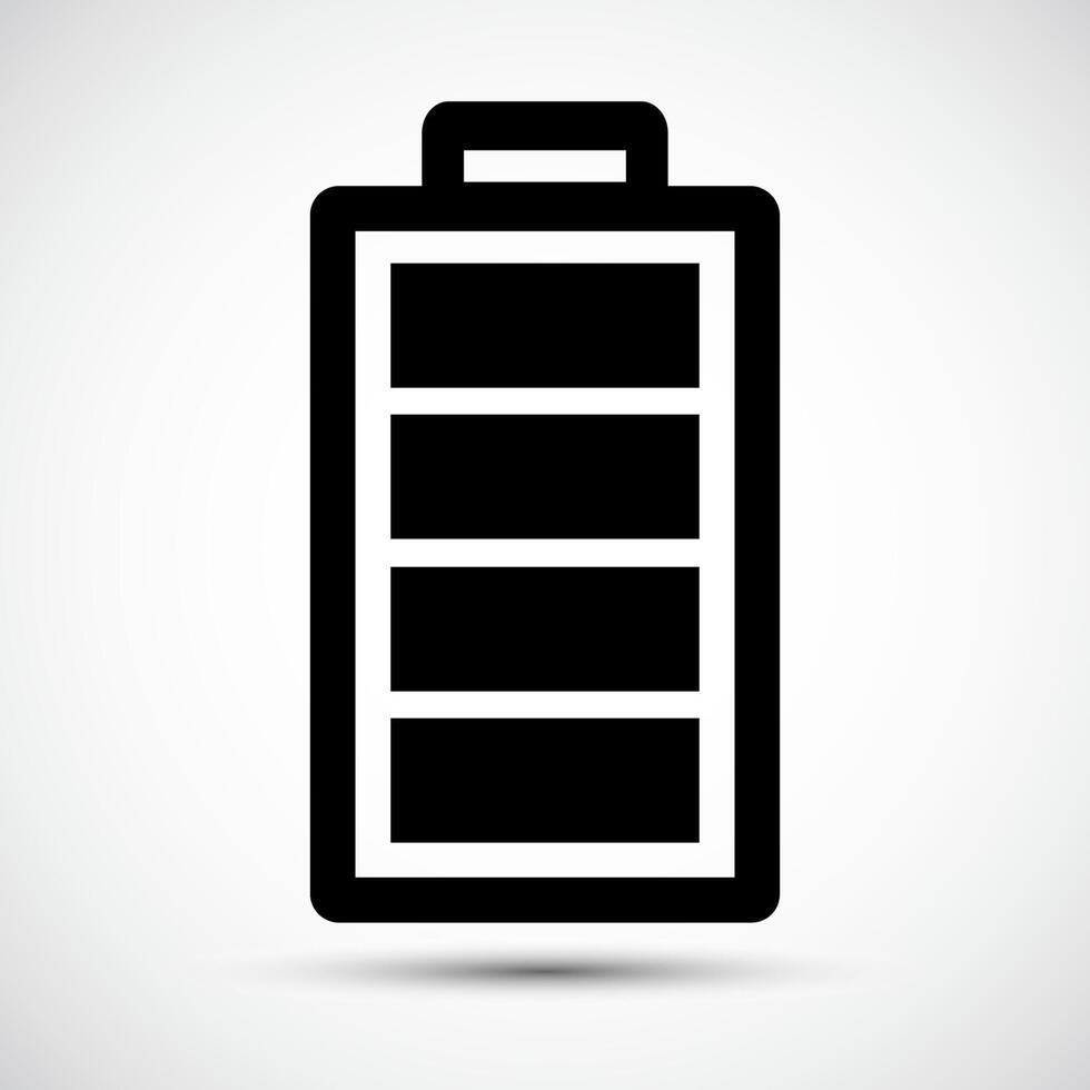 Battery Icon Sign Isolate on white Background,Vector Illustration vector
