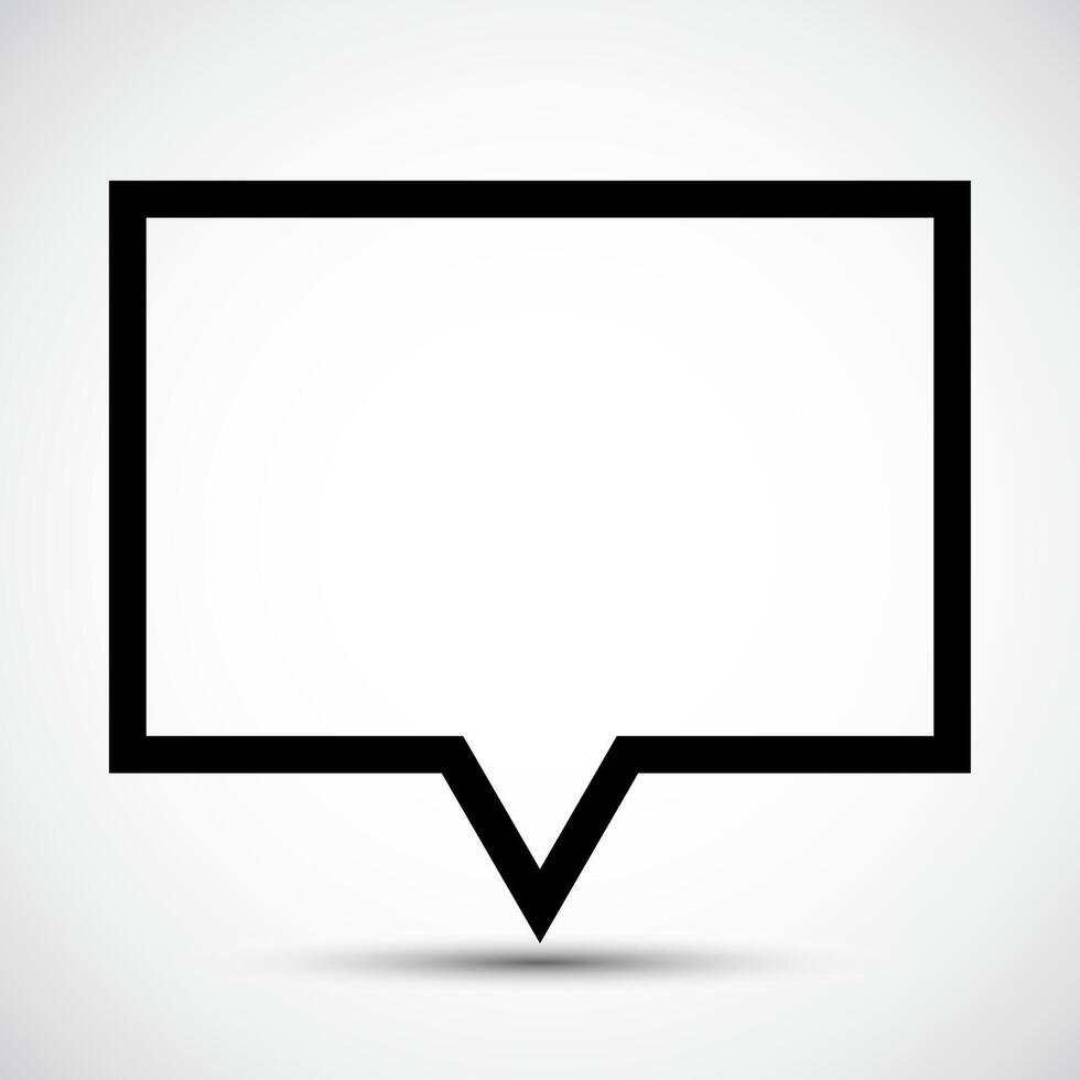 message,thought icon Symbol Sign Isolate on White Background,Vector Illustration vector