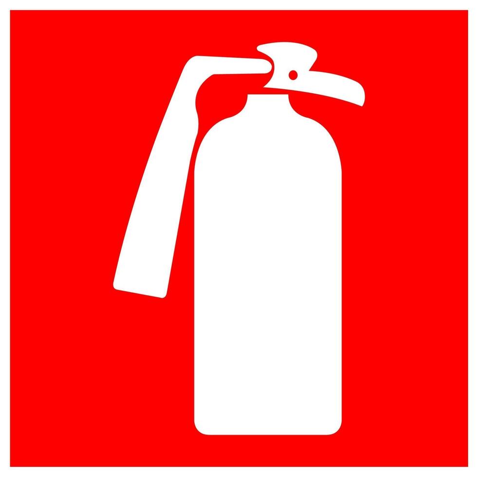 Fire Extinguisher Symbol Sign Isolate On White Background,Vector Illustration EPS.10 vector