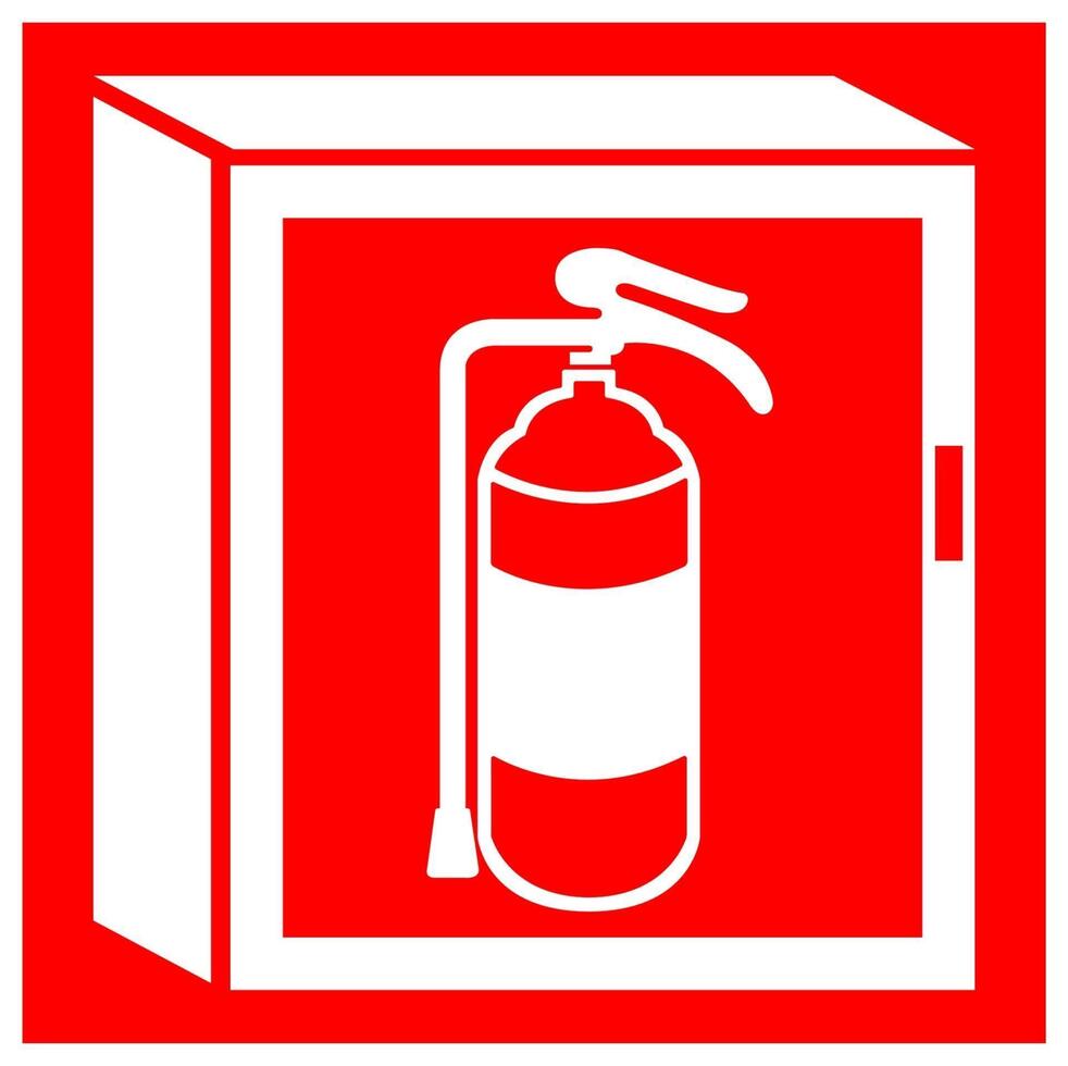 Fire Cabinet Symbol Sign Isolate On White Background,Vector Illustration EPS.10 vector