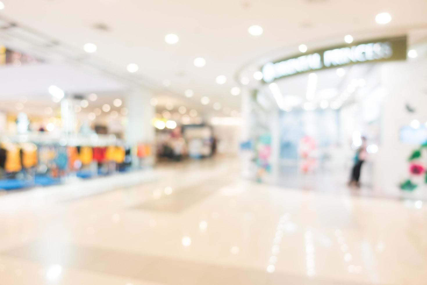 Blur shopping mall photo