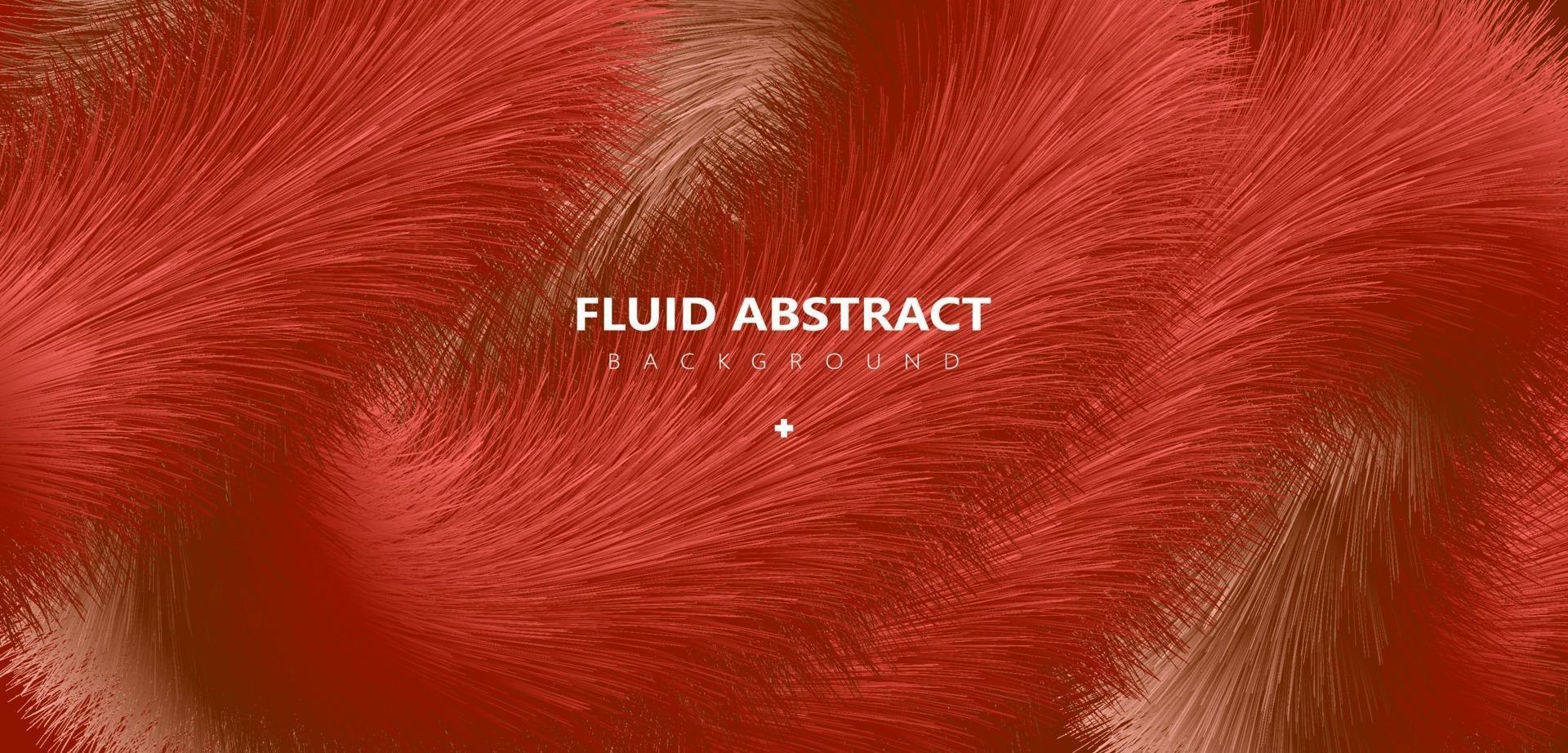 Trendy red golden gradient fur texture abstract background vector