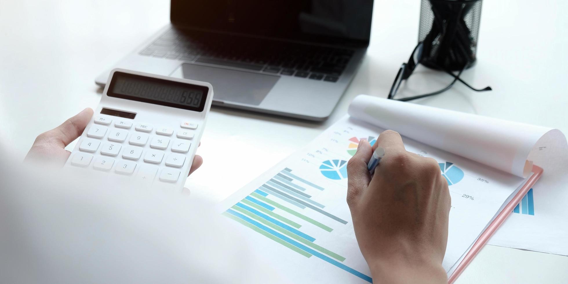 Close-up of a financial professional photo