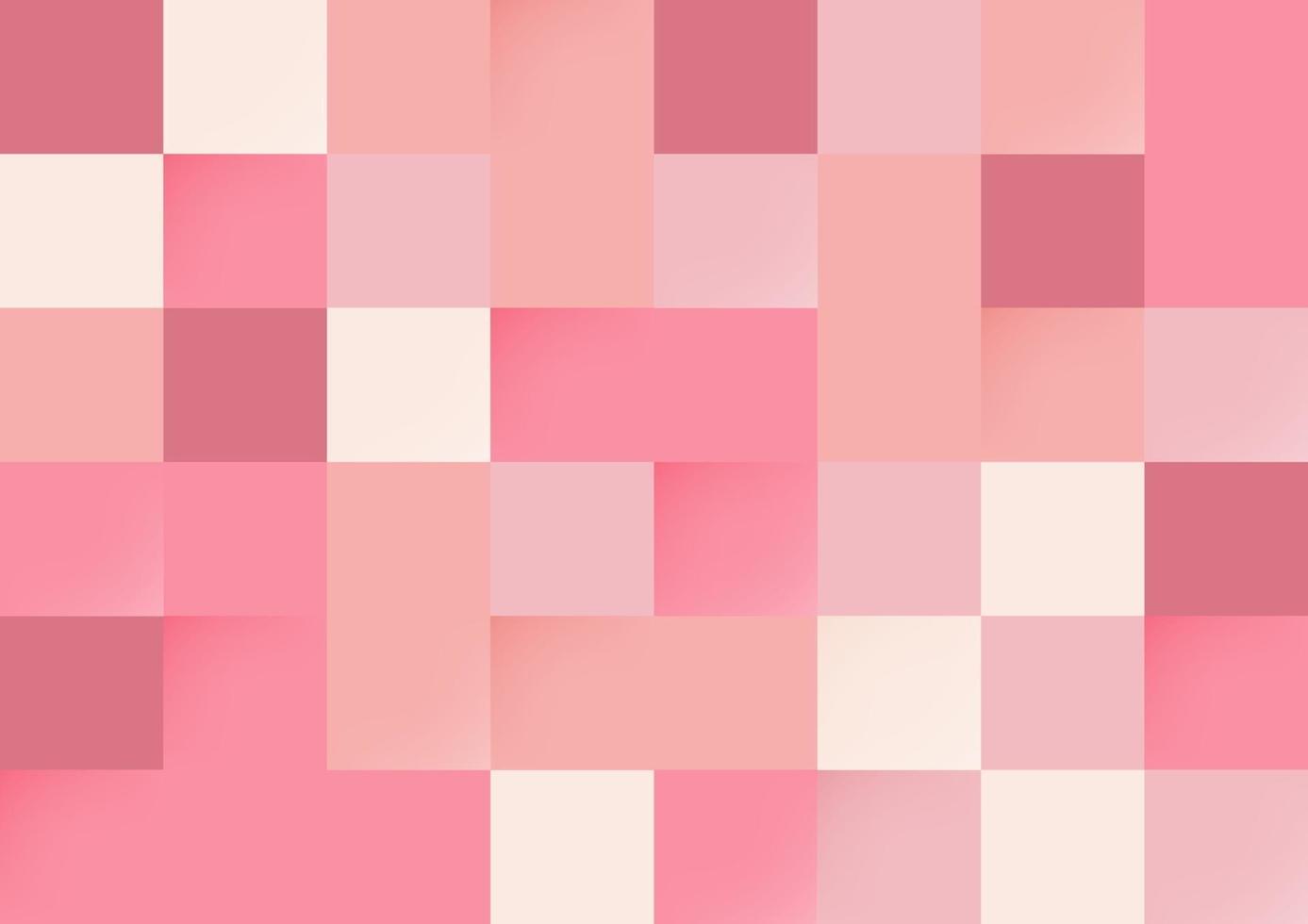 Abstract pink color pixel seamless background. Modern style pattern. vector