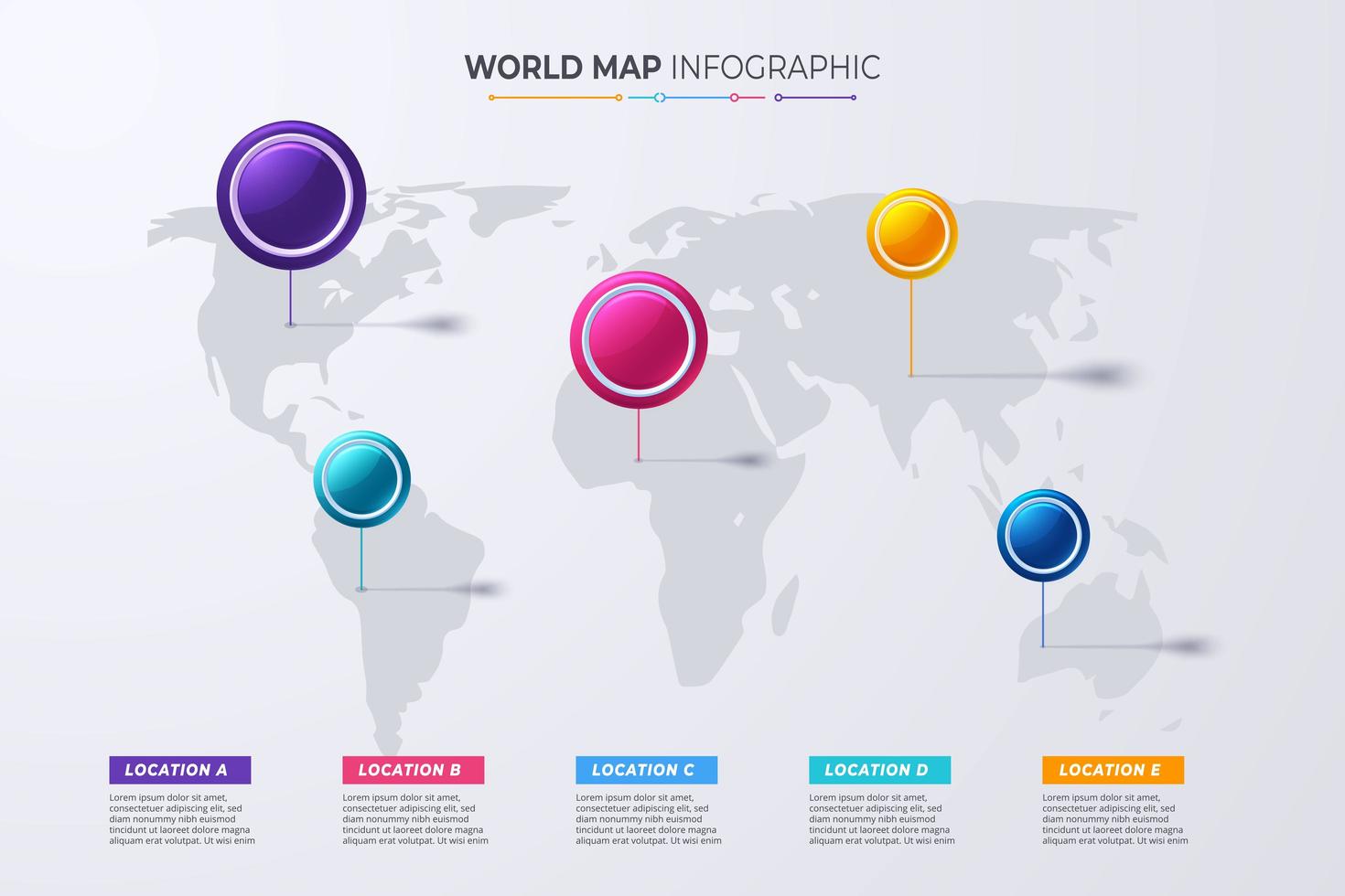 plantilla de infografías de línea de tiempo. concepto de diagrama de proceso o hito. vector