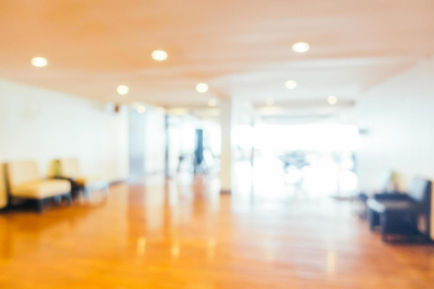 Abstract blur gym and fitness room interior for background photo