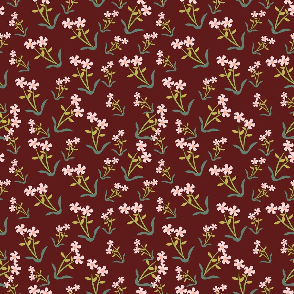 flower cute pattern seamles vector