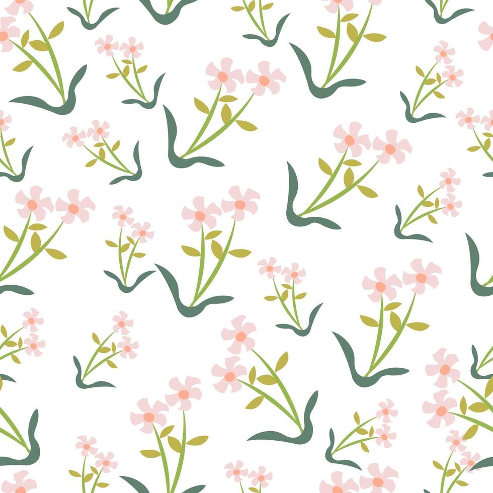 flower cute pattern seamles vector