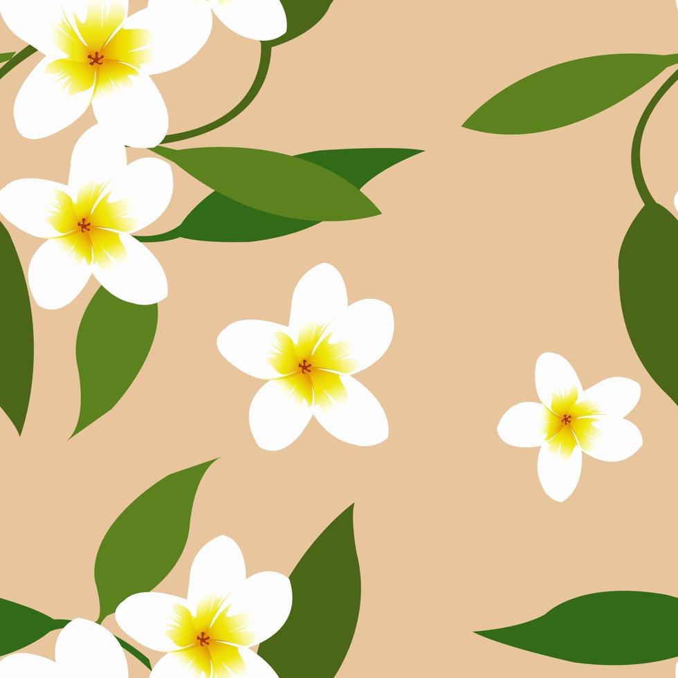 flower cute pattern seamles vector