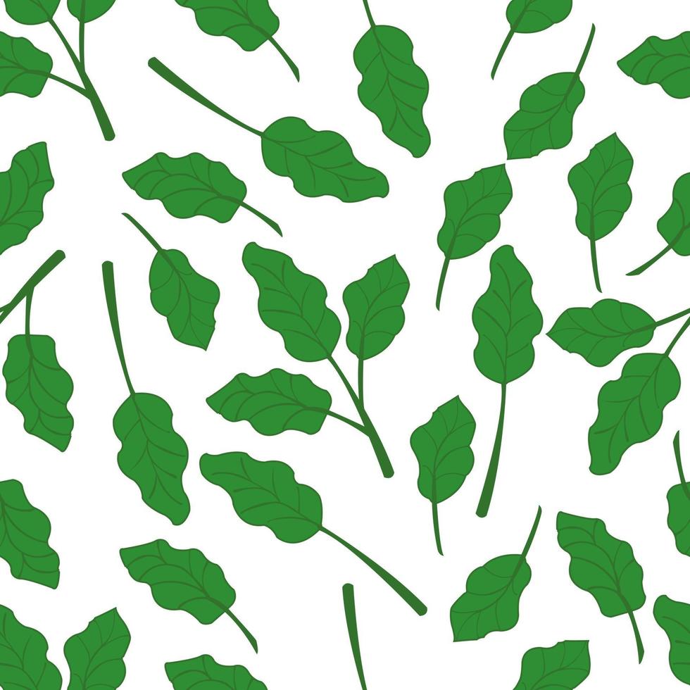 leaf pattern seamless vector