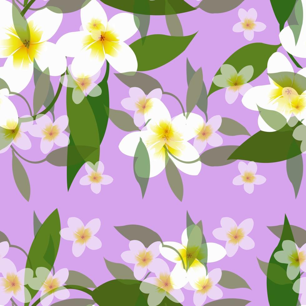 flower cute pattern seamles vector