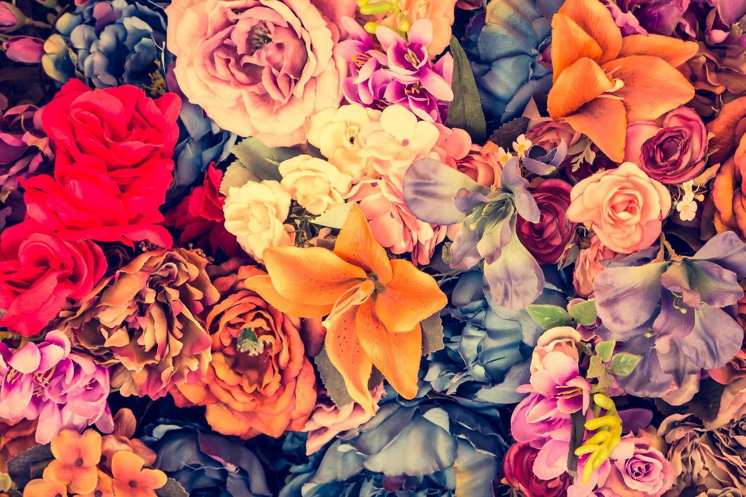 Vintage flower background photo