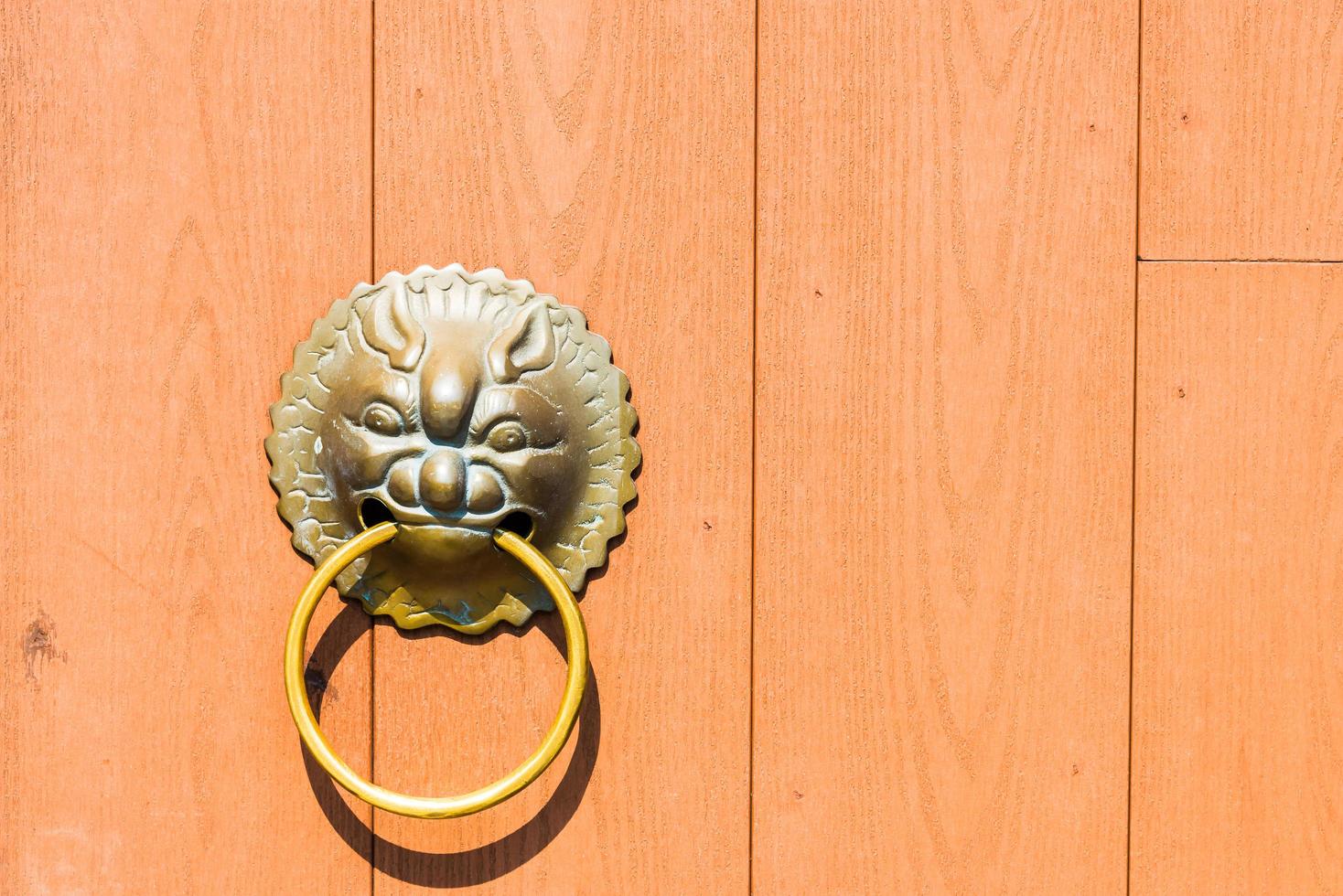 Door handle Chinese style photo