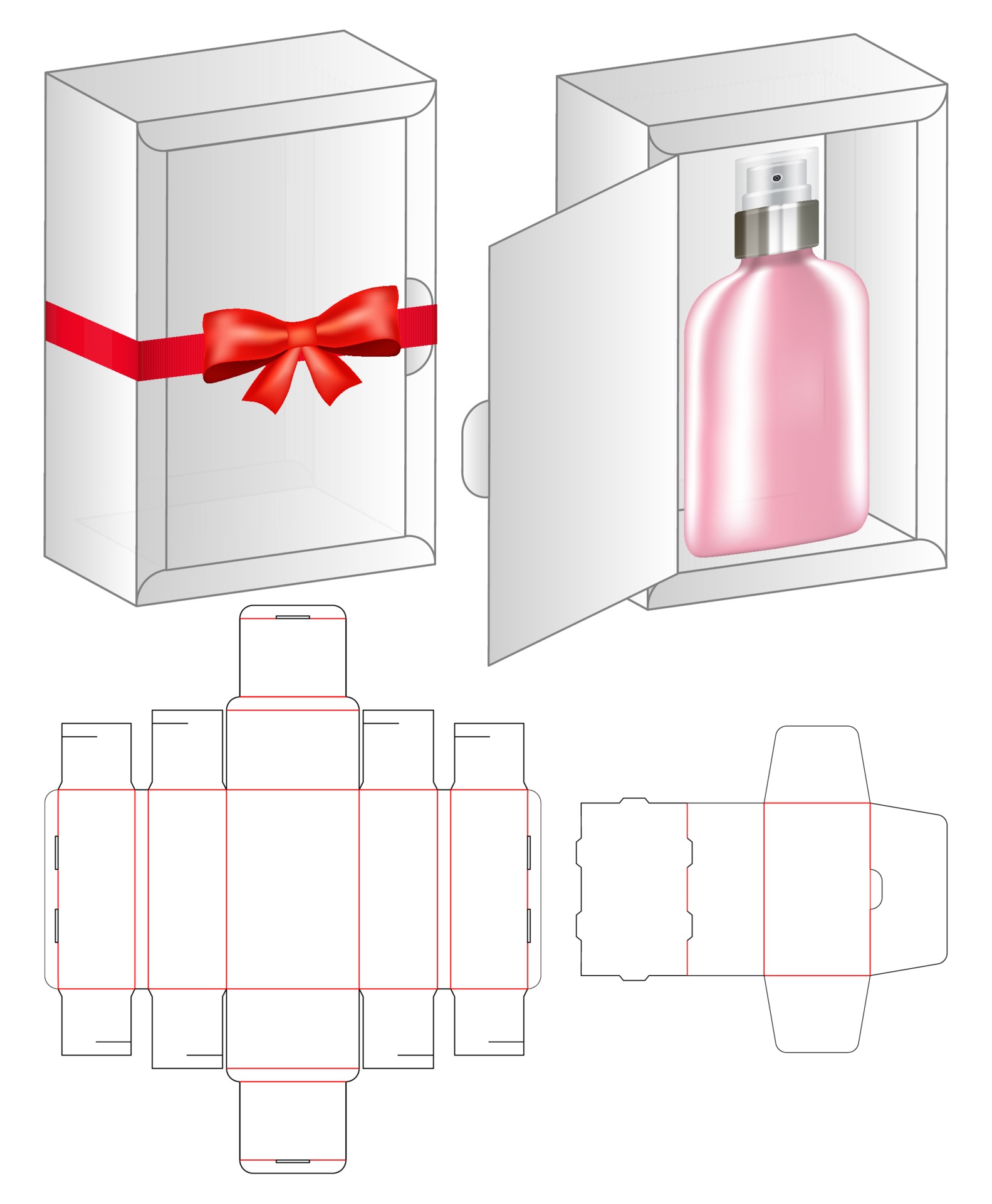 Box Packaging Die Cut Template Design 3d Mock Up Vector Art At Vecteezy Box Packaging Die Cut Template Design 3d Mock Up Vector Art At Vecteezy