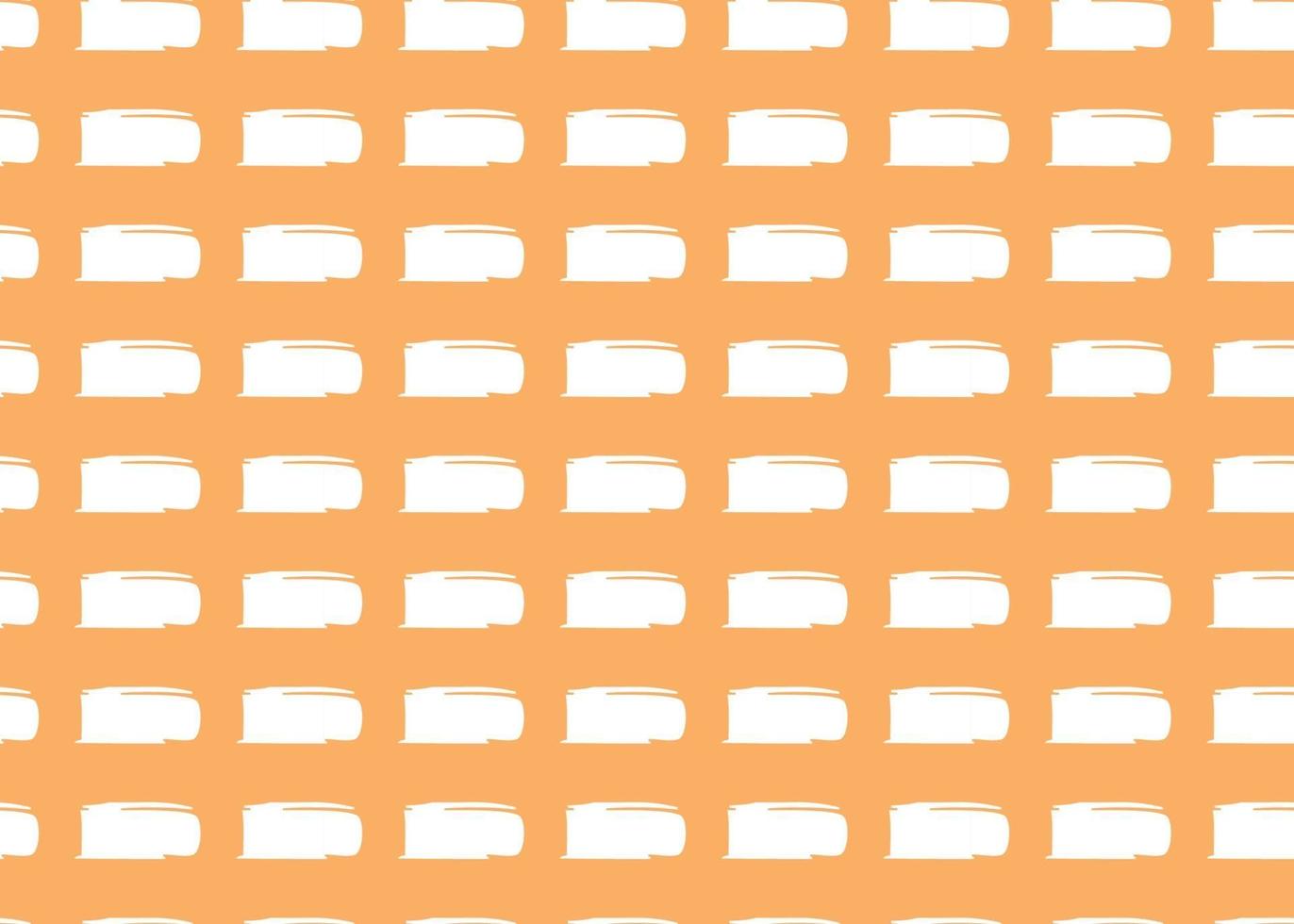 Vector texture background, seamless pattern. Hand drawn, orange, white colors.