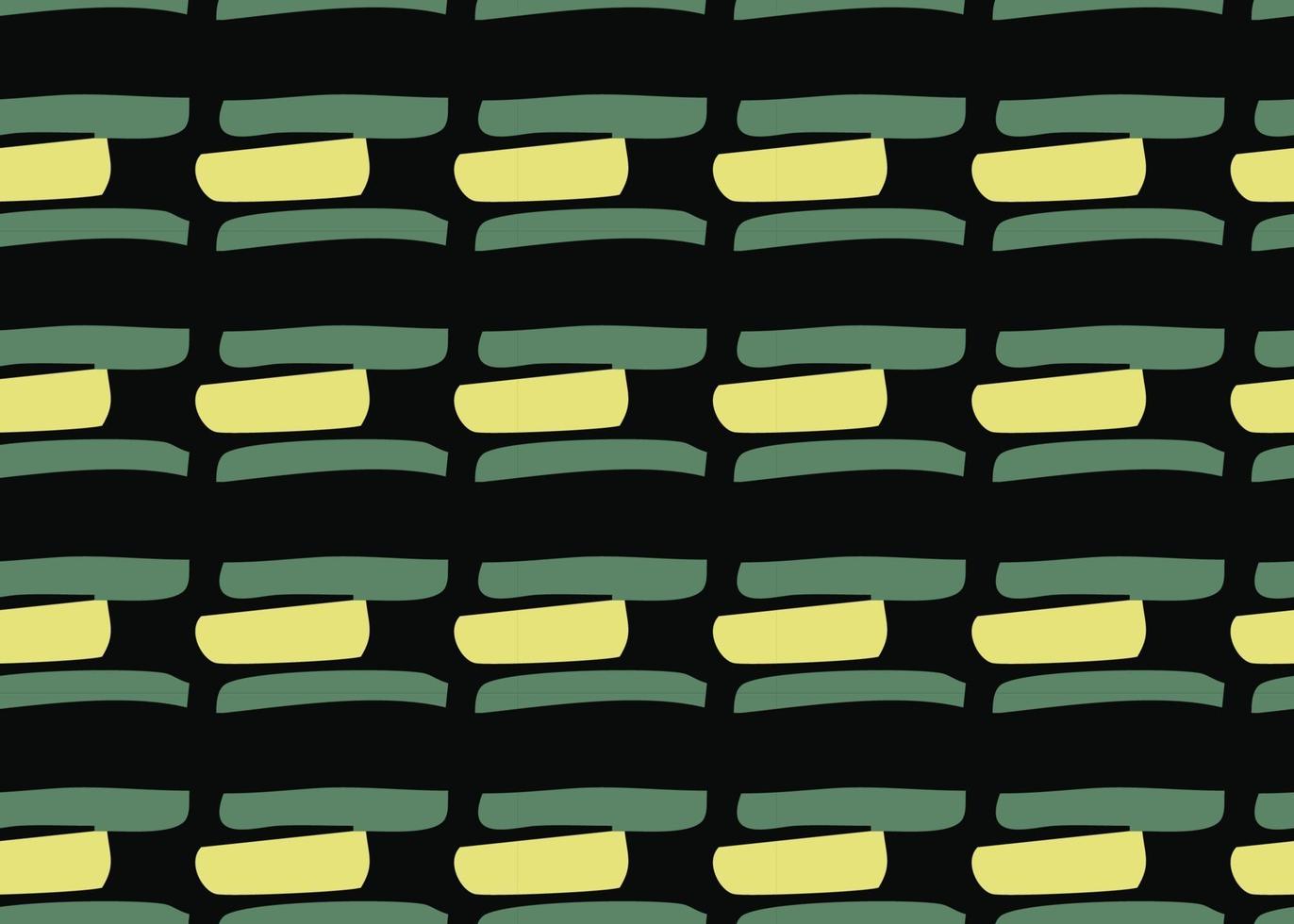 Vector texture background, seamless pattern. Hand drawn, green, yellow, black colors.