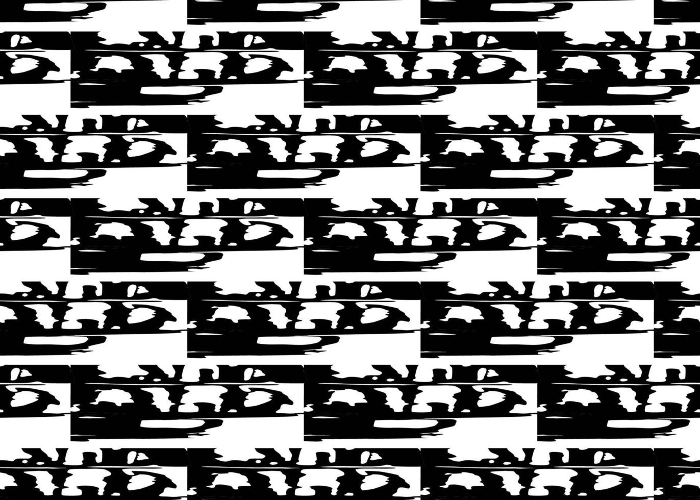 Vector texture background, seamless pattern. Hand drawn, black, white colors.
