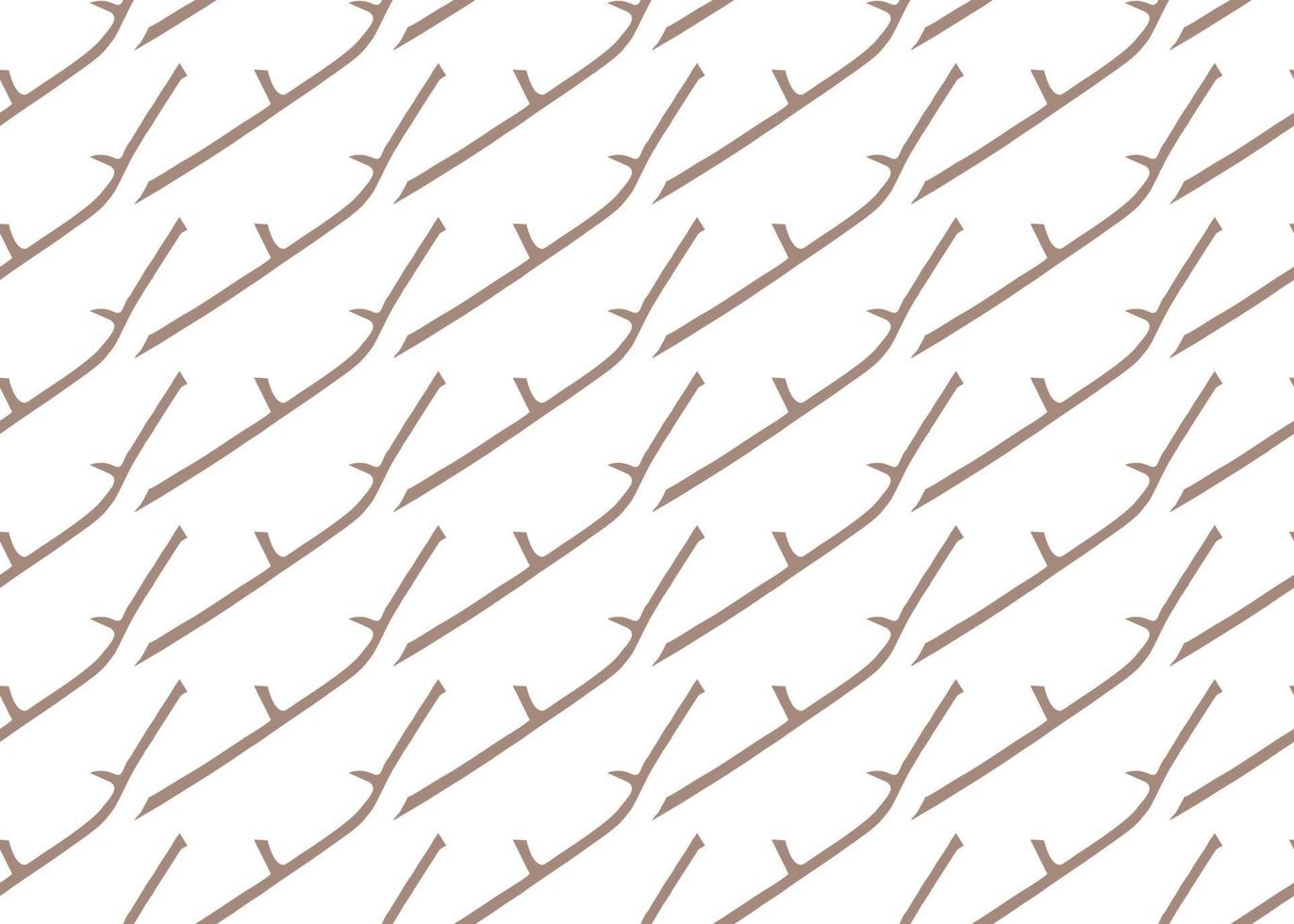 Vector texture background, seamless pattern. Hand drawn, brown, white colors.