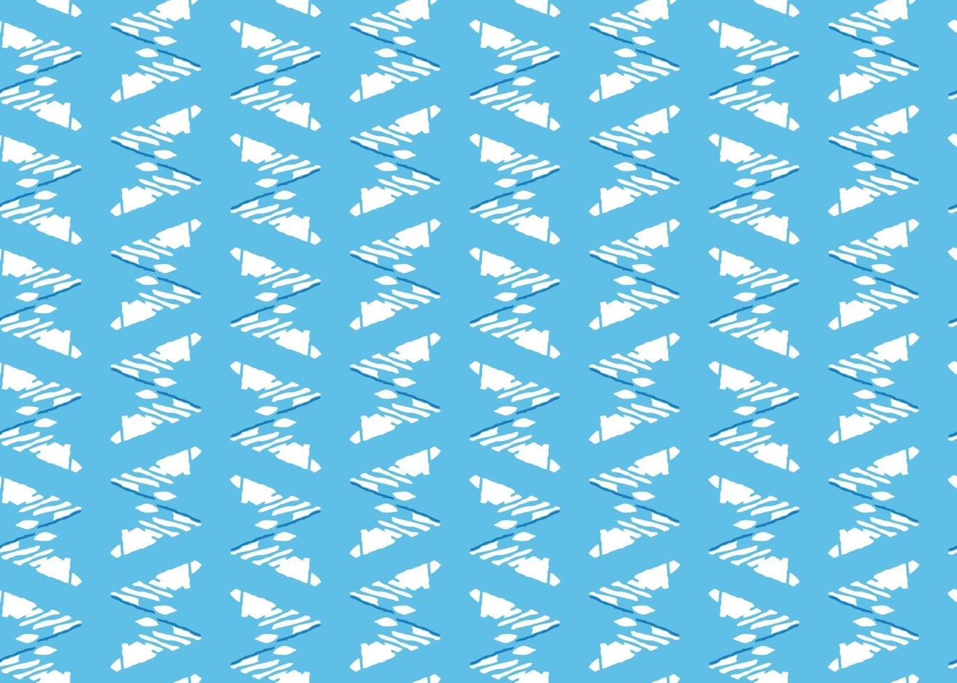 Vector texture background, seamless pattern. Hand drawn, blue, white colors.