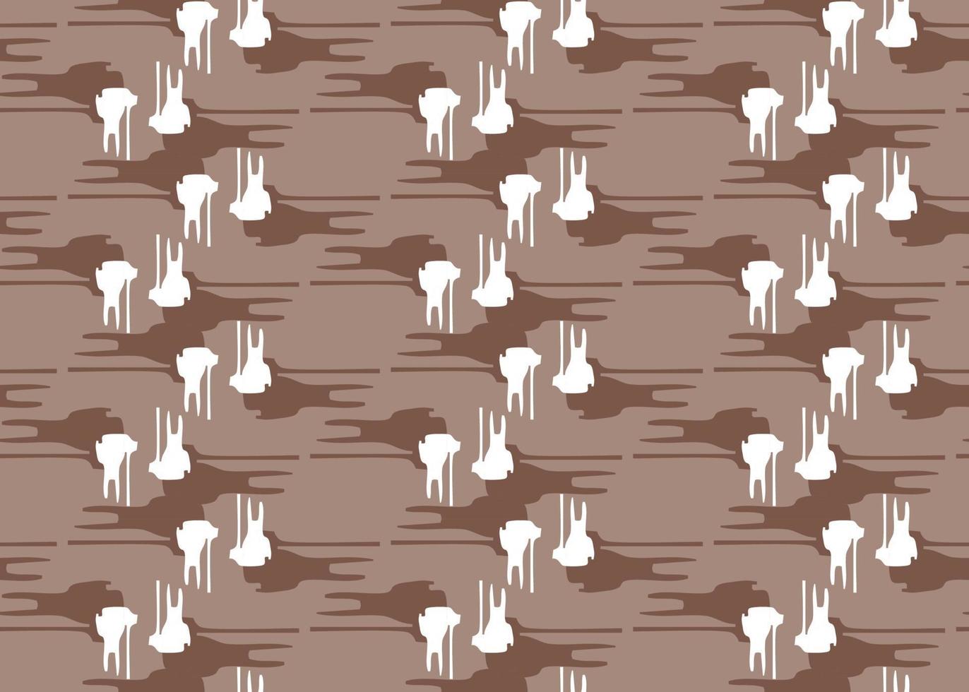 Vector texture background, seamless pattern. Hand drawn, brown, white colors.