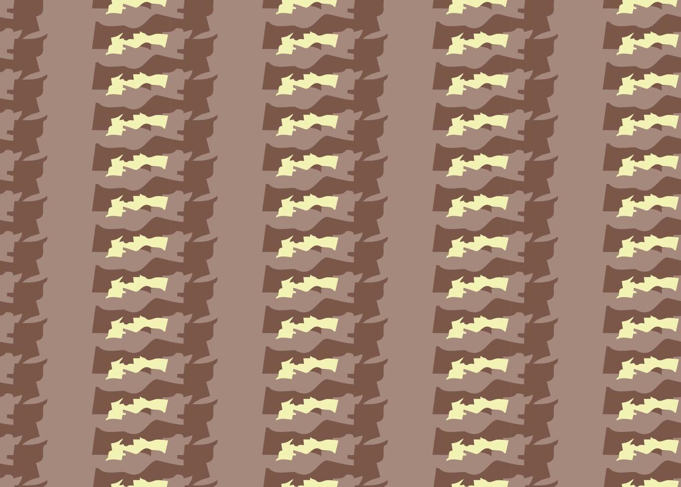 Vector texture background, seamless pattern. Hand drawn, brown, yellow colors.